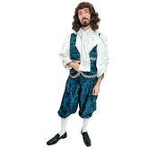 Medieval Blue Lord Matthew Men's Costume