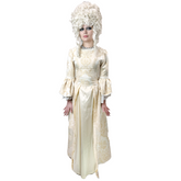 Colonial Bell Sleeve Floral Dress Women's Costume