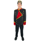 Uniforms Red & Black Bellhop Adult Costume