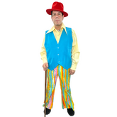 1970s Men Premium Pastel Party Set Adult Costume