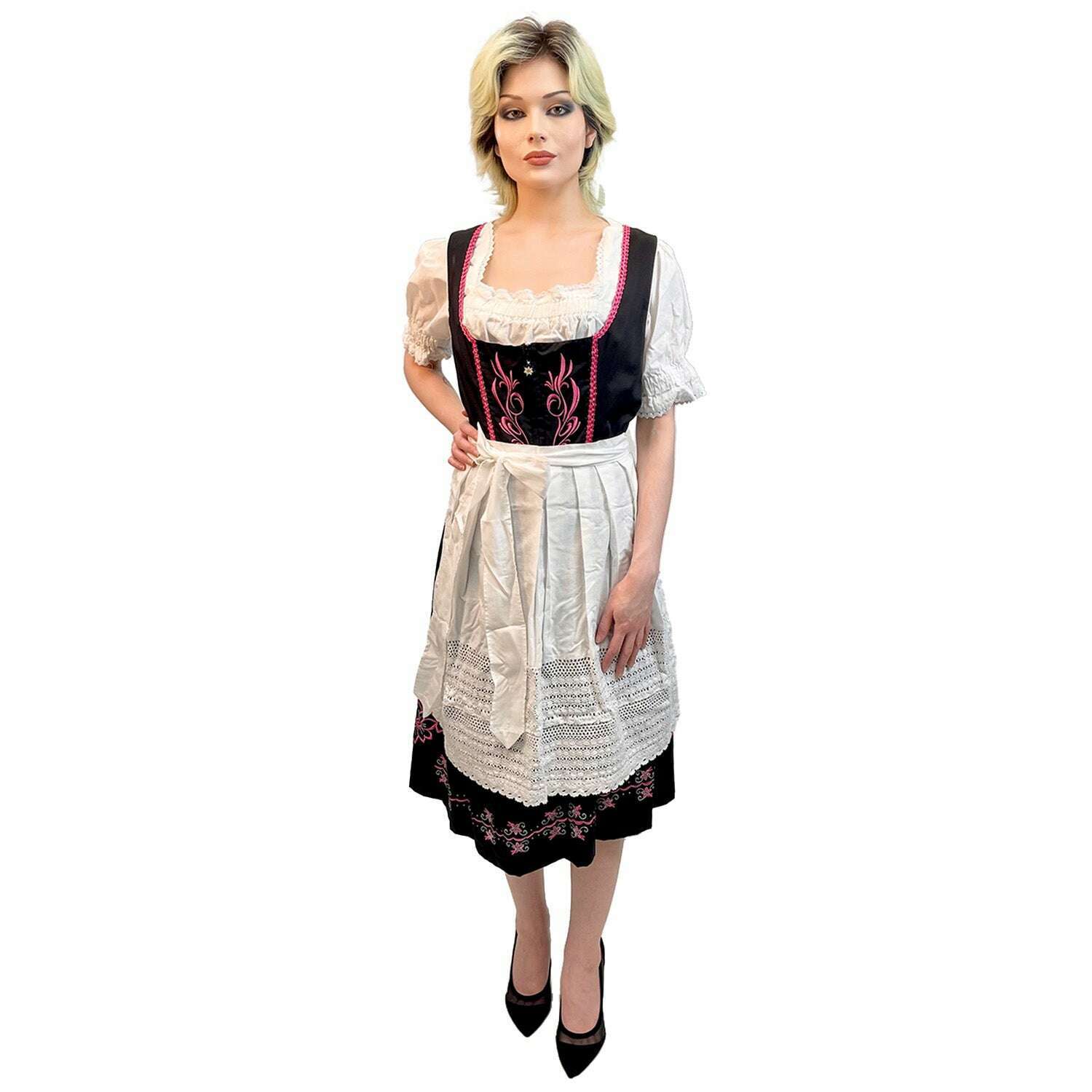 Oktoberfest German Black Dirndl Women's Costume AbracadabraNYC Oktoberfest German Black Dirndl Women's Costume AbracadabraNYC