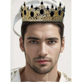 Onyx Studded King Crown