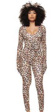 Pounce And Purr Leopard Women's Sexy Costume