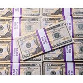 Realistic $20 Prop Money Stack - 100 Bills Per Stack