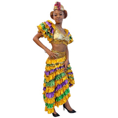 International Gold Rumba Women's Costume