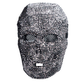 Rhinestone Skull Mask