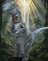 Jurassic World: Blue Adult Inflatable Costume