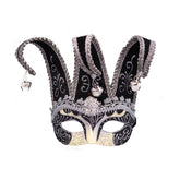 Venetian Jingle Bell Jester Mask