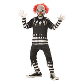 Creepy Clown Glow In The Dark Kids Costume