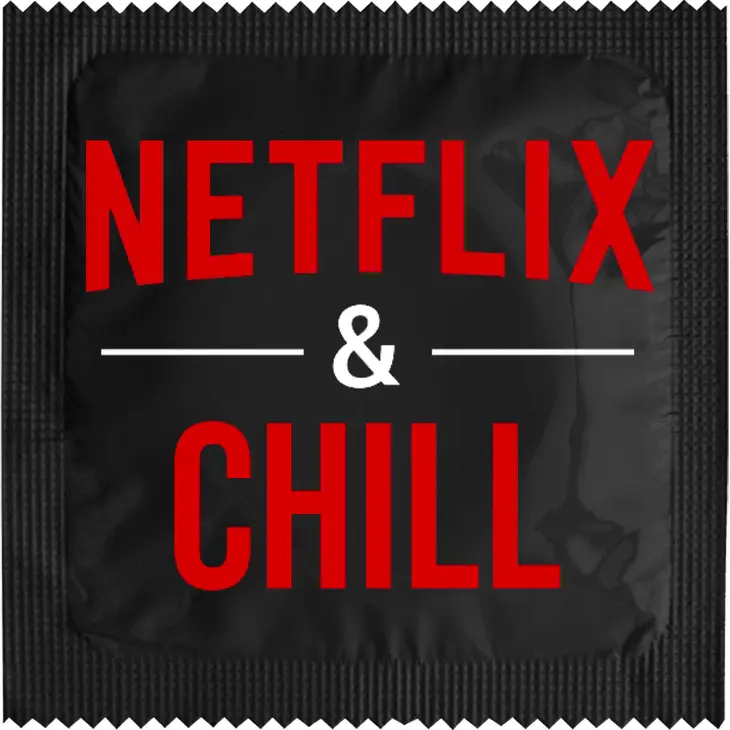 Netflix and Chill Novelty Condom