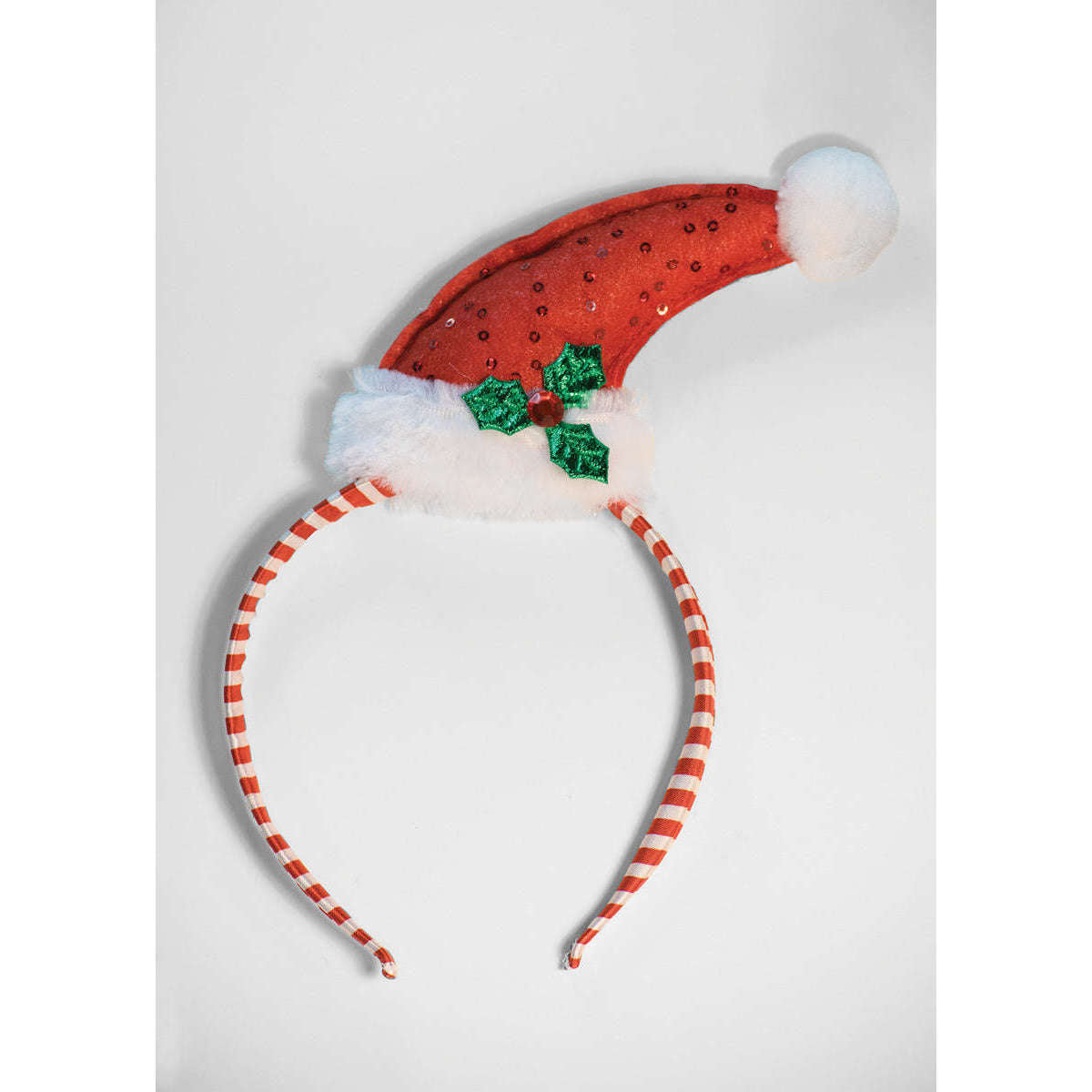 Santa Hat Mistletoe Headband