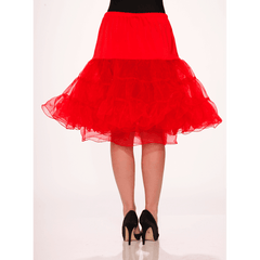 Red Tea Length Petticoat