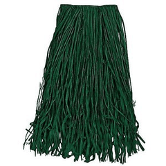 Real Raffia Green Adult Hula Skirt
