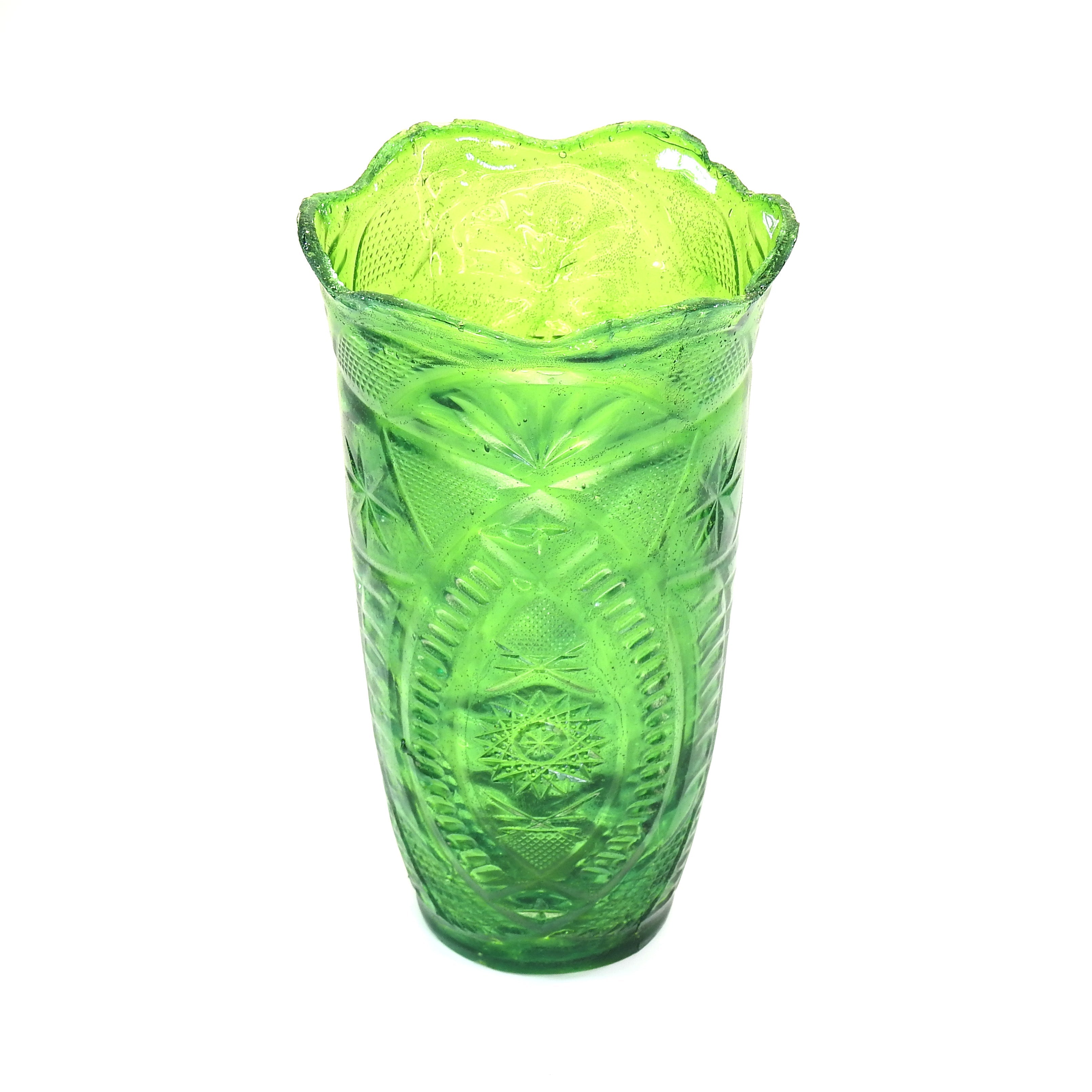 SMASHProps Breakaway Cut Crystal Vase - LIGHT GREEN translucent - Light Green,Translucent