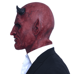 Lucifer Hyper Realistic Mask & Full Cowl