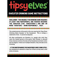 Men's Drinking Game Ugly Christmas Sweater