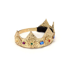 3" Ladies Gold Adjustable Pointed Crown