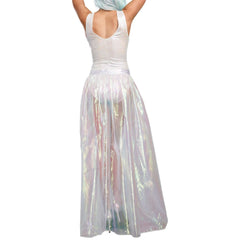 Gorgeous Iridescent Holographic Adult Skirt