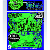 Giant Spooky Artificial Spiderwebs & Fake Spiders