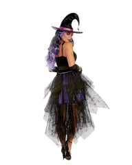 Boo-Tiful Sultry Purple & Black Witch Adult Costume