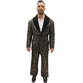 Pimp Black & Gold Embroidered Suit Adult Costume