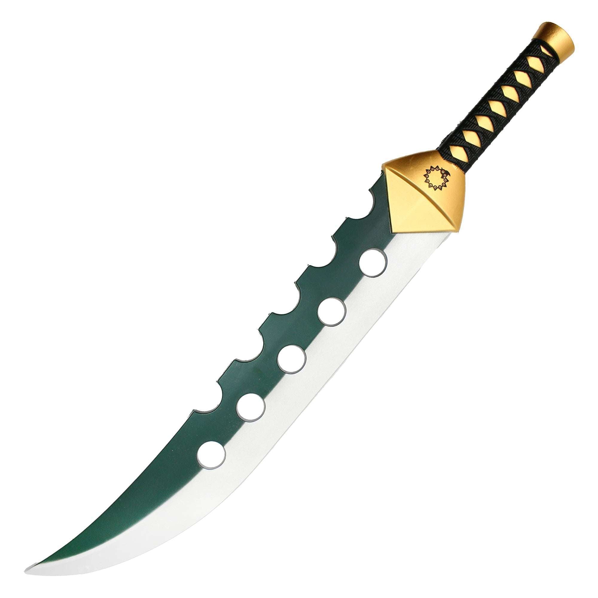 29 Anime Green Serrated Foam Sword