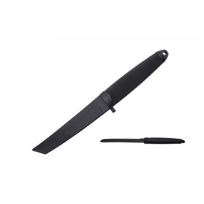 Black Rubber Training Dagger Knife