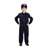 Deluxe Jr. Police Officer Suit Kids Costume