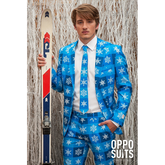 OppoSuits Snowflake Three Piece Suit