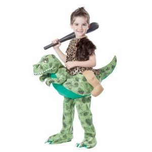 Dino Rider Cave Kid Child Costume
