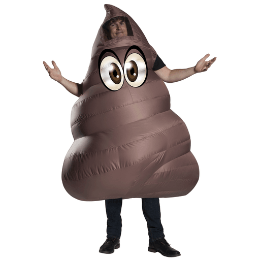 Inflatable Poop Emoji Adult Costume