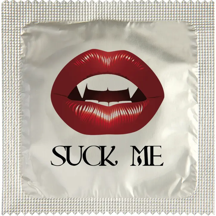 Suck Me Novelty Condom