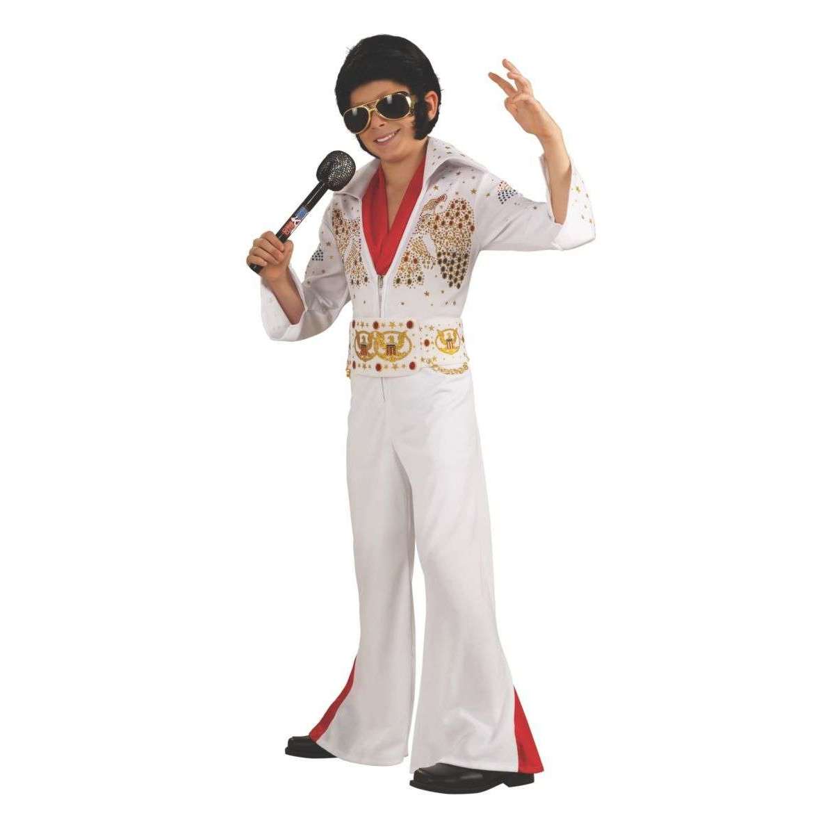 Elvis Presley Eagle Jumpsuit Deluxe Kids Costume