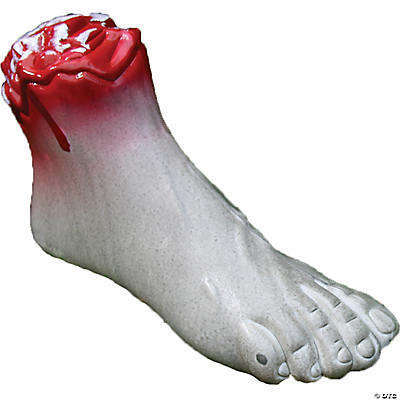 Zombie Chopped Off Foot Prop Decoration