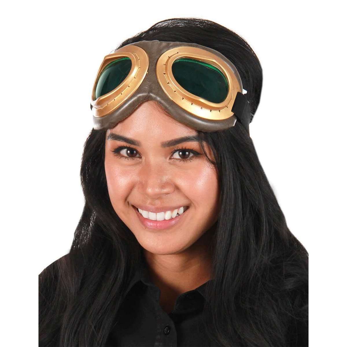 Gold Aviator Goggles
