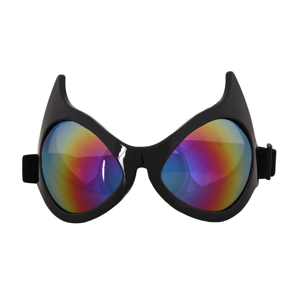 black cat goggles Cat Eye Costume Goggles Adult: Rainbow Lens