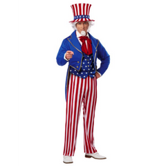 Uncle Sam American Flag Suit Adult Costume