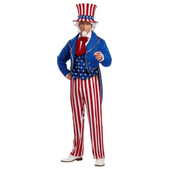 Uncle Sam American Flag Suit Adult Costume