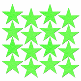 16 Mini Glow In The Dark Star Body Pasties