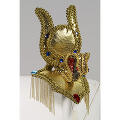 Gold Egyptian Pharaoh Headpiece w/ Comb