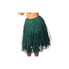 Real Raffia Green Adult Hula Skirt