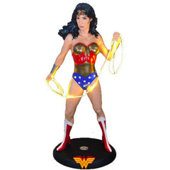 Life Size Wonder Woman Prop w/ Light-Up Lasso