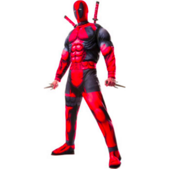 Deadpool Deluxe Fiber Filled Adult Costume