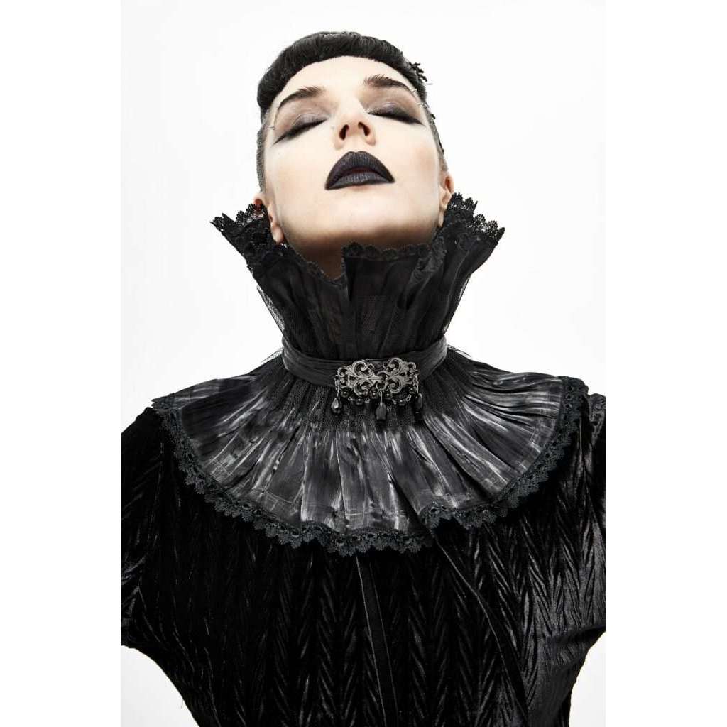 Black Elaborate Gothic Collar