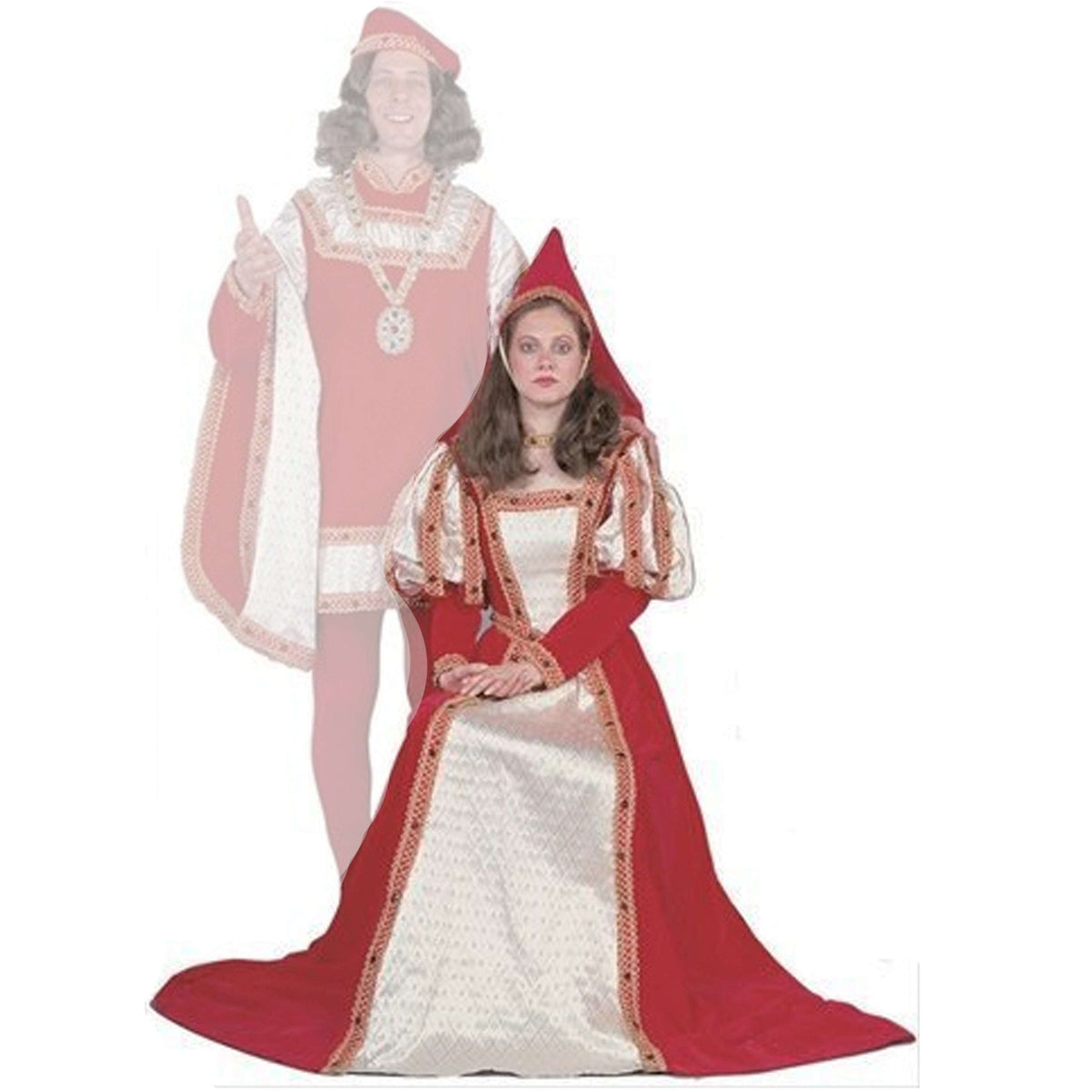 Renaissance Medieval Jeweled Queen Women's Costume