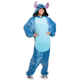 Deluxe Disney Lilo and Stitch Stitch Adult Hooded Jumpsuit Costume