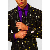 OppoSuits Fancy Fireworks Three Piece Suit