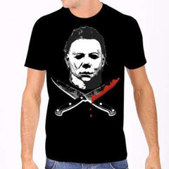 Michael Myers Cross Knives Men's T-Shirt
