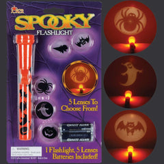 Spooky Flashlight w/ Interchangeable Lenses