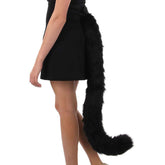 Deluxe Oversized Black Kitty Tail